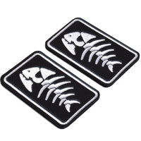 Jolly Pirate Fish Embroidered Patch