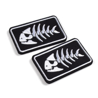 Jolly Pirate Fish Embroidered Patch