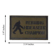 REIGNING HIDE & SEEK CHAMPION Patch, Green