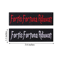 2 Pieces Fortis Fortuna Tactical Patch