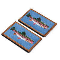 2Pcs Fishing Patches, Wildlife Tactical Patch - Trout