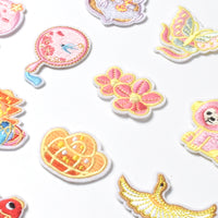 Embroidered Iron on Patches, Cute Sewing Applique for Clothes Dress, 26PCS Cartoon Animals
