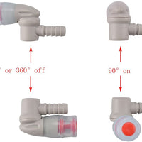 ON-Off Switch Bite Valve Tube Nozzle Replacement for Water Bladder