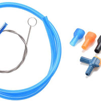 Hydration Accessories Kit (8 in 1), Including 1 High Flow Replacement Tube, 1 Tube Cleaner Brush, 1 bite Valve, and 5 mouthpieces