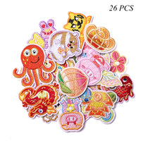 Embroidered Iron on Patches, Cute Sewing Applique for Clothes Dress, 26PCS Cartoon Animals