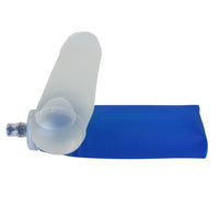 Round bottome 500ML 600ML Recycable, food-graded, safety collapsible soft flask hydration bottle FDA approved leakproof