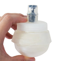 Round bottome 500ML 600ML Recycable, food-graded, safety collapsible soft flask hydration bottle FDA approved leakproof