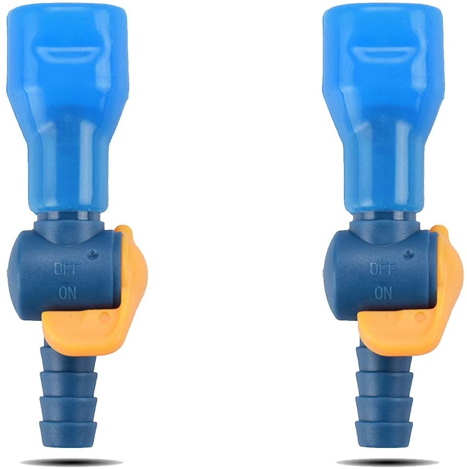 2PCS ON-Off Switch Bite Valves, Tube Nozzle Replacement for Hydration Pack Bladder