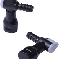 2PCS Black ON-Off Switch Bite Valves