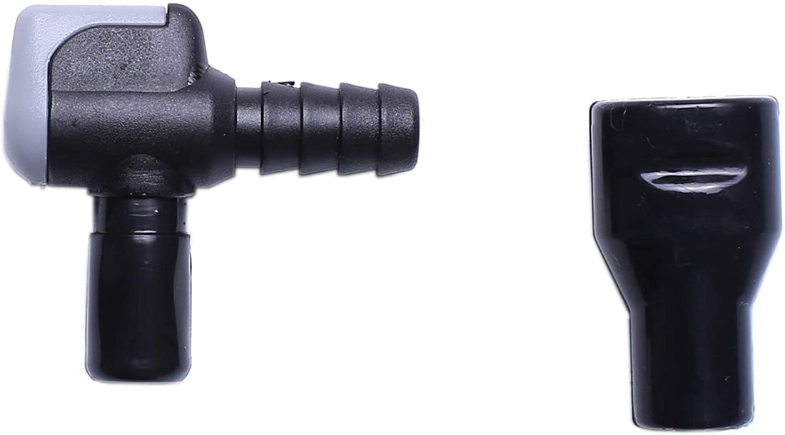 ON-Off Switch Bite Valve, Black, 90 degree