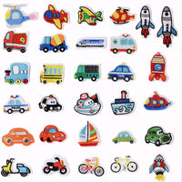 Car Embroidered Iron on Patch for Clothes, Iron-on Patches / Sew-on Appliques Patches for Clothing, Jackets, Backpacks, Caps, Jeans