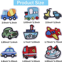 Car Embroidered Iron on Patch for Clothes, Iron-on Patches / Sew-on Appliques Patches for Clothing, Jackets, Backpacks, Caps, Jeans