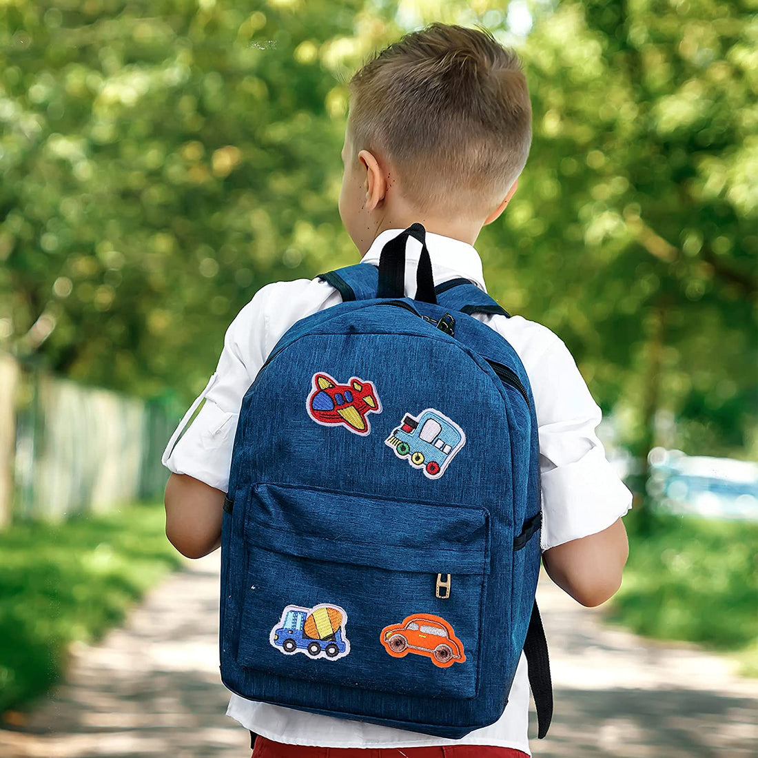 Car Embroidered Iron on Patch for Clothes, Iron-on Patches / Sew-on Appliques Patches for Clothing, Jackets, Backpacks, Caps, Jeans