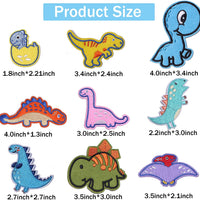 Dinosaur Embroidered Iron on Patch for Clothes, Iron-on Patches / Sew-on Appliques Patches for Clothing, Jackets, Backpacks, Caps, Jeans