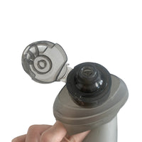 Custom LOGO 500ML, 600ML Recycable, food-graded, safety collapsible soft flask hydration bottle FDA approved leakproof