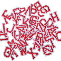 Alphabet A to Z Patches, Iron on Sew on Letters for Clothing, Hats, Shoes, Backpacks, Handbags, Jeans, Jackets etc.