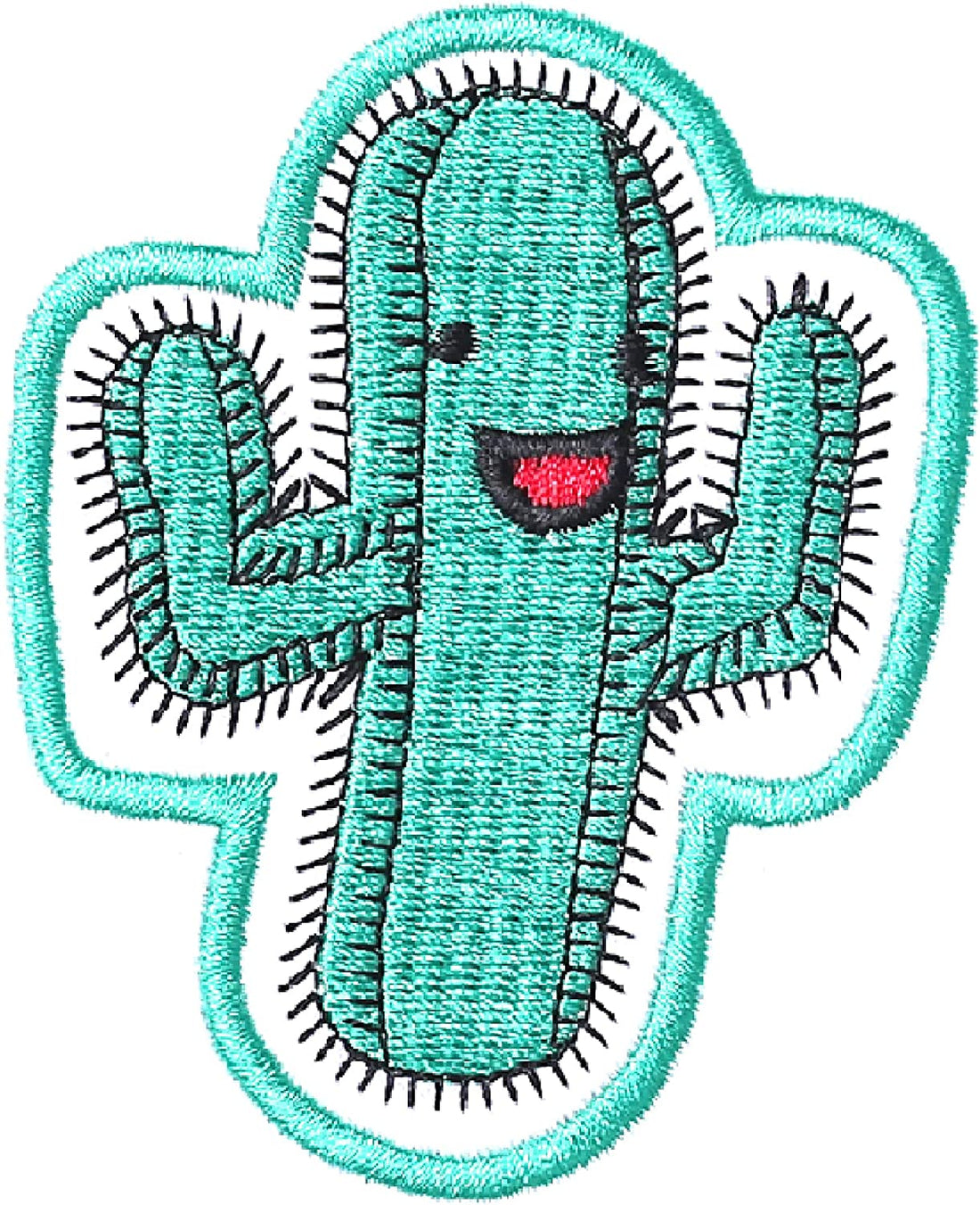 5Pcs Cactus Embroidered Iron on Patch for Clothes, Iron-on Patches / Sew-on Appliques Patches for Clothing, Jackets, Backpacks, Caps, Jeans