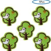 5Pcs Bird Embroidered Iron on Patch for Clothes, Iron-on Patches / Sew-on Appliques Patches for Clothing, Jackets, Backpacks, Caps, Jeans