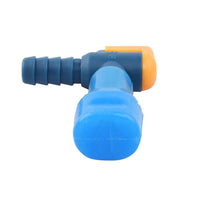 ON-OFF Switch Bite Valve, Blue, 90 degree