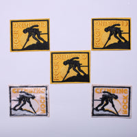 5Pcs Success Rock Climbing Embroidered Iron on Patch for Clothes, Iron-on Patches / Sew-on Appliques Patches for Clothing, Jackets, Backpacks, Caps, Jeans