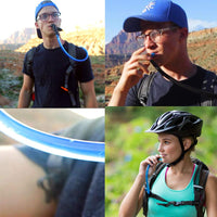 ON-OFF Switch Bite Valve Tube Nozzle Replacement For Hydration Pack Bladder(Black)