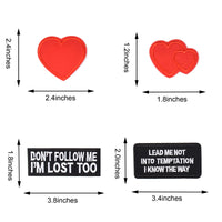 Embroidered Iron on Patches, Cute Sewing Applique for Jackets, Hats, Backpacks, Jeans, DIY Accessories, (22PCS)