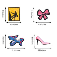 Cool Embroidered Iron on Patches, Cute Sewing Applique for Clothes Dress, Music Theme 27PCS