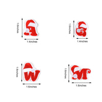 Iron on Sew on Letter Patches for Clothes, 26pcs Alphabet A to Z, Christmas