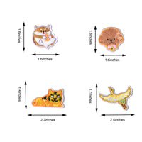 Embroidered Iron on Patches, Cute Sewing Applique for Clothes Dress, 26PCS Cartoon Animals
