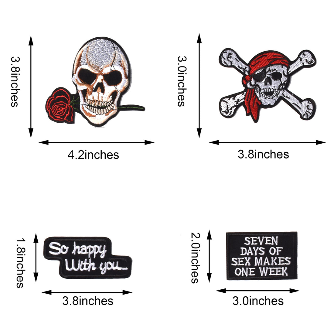 Embroidered Iron on Patches, Cute Sewing Appliques for Jackets, Hats, Backpacks, Jeans, DIY Accessories, Music 18pcs