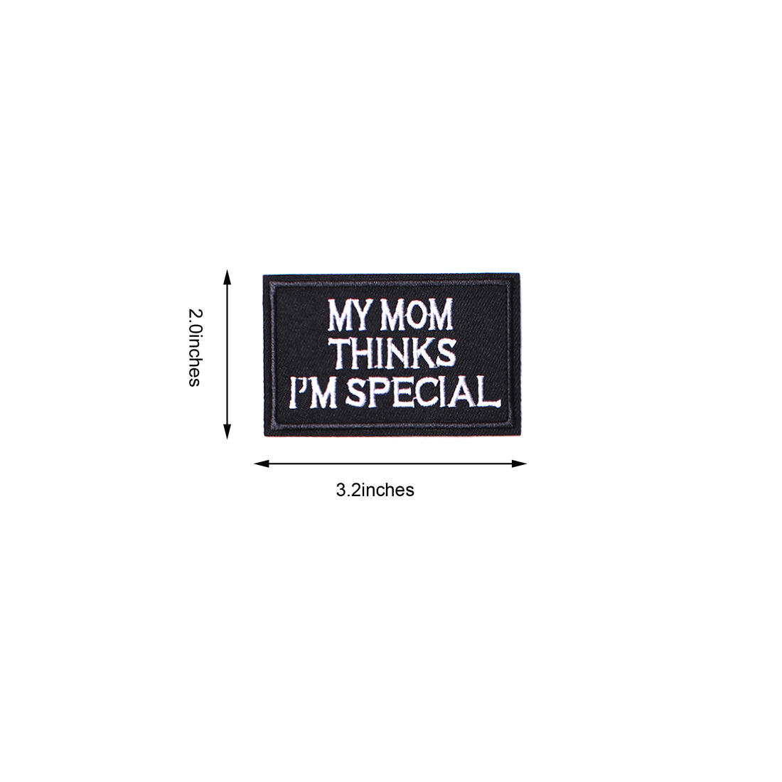 20 Pieces Tactical Morale Embroidery Iron-on Patch Military Funny Patch Full Embroidered Appliques for Tactical Gear