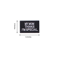 20 Pieces Tactical Morale Embroidery Iron-on Patch Military Funny Patch Full Embroidered Appliques for Tactical Gear