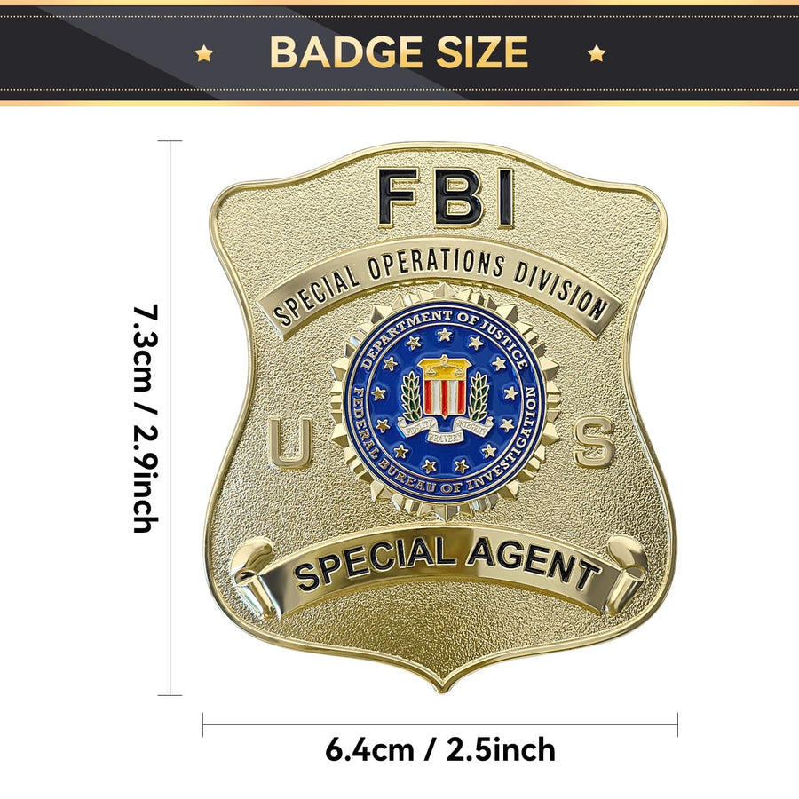 Zinc Alloy Agent Badge Pin-on Badge for Cosplay Decoration