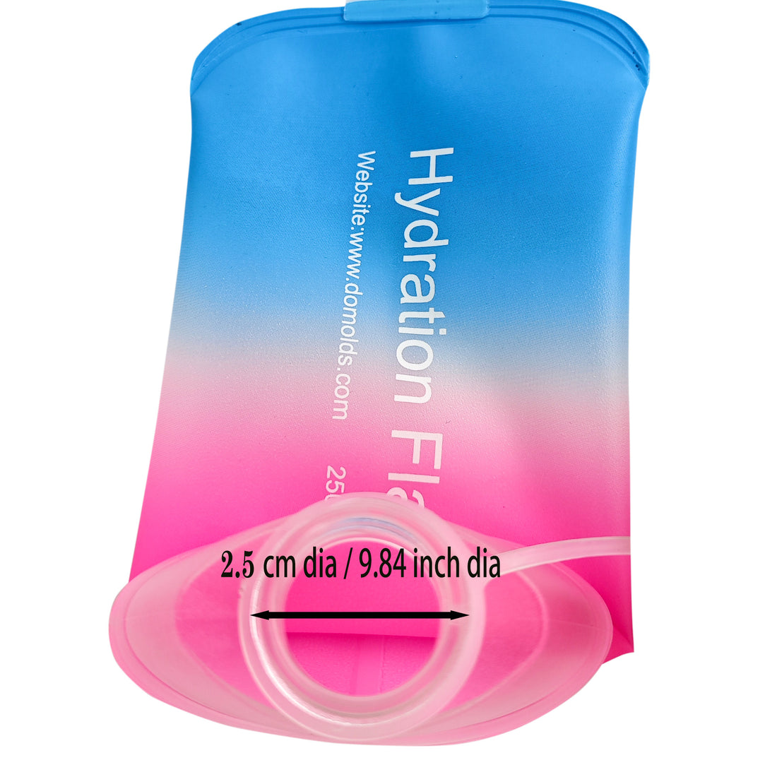 250ML 500ML Colorful Gradient Soft TPU Flask Running Water Bottle Water Flask Hydration Flasks for Hiking Camping Running Travelling
