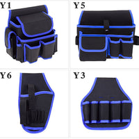 Multiple Various Tool Bag, Electrician Tool Bag, Open Top Tool Bags, Many Pockets Can Hold Many Tools, More Convenient to Carry Tools (Tools not included, Bag only)