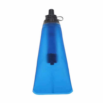 Adventuring hiking mountaineering survival hydration flask filteration bottle 600ml