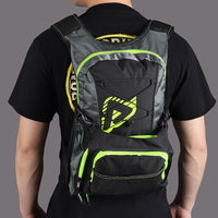 Lightweight durable motorcycle hydration pack for events, travelling