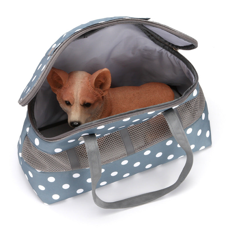 Cat Carrier, Dog Carrier, Pet Carrier, Foldable Waterproof Oxford Cloth Dog Purse, Portable Bag Carrier for Small to Medium Cat and Small Dog