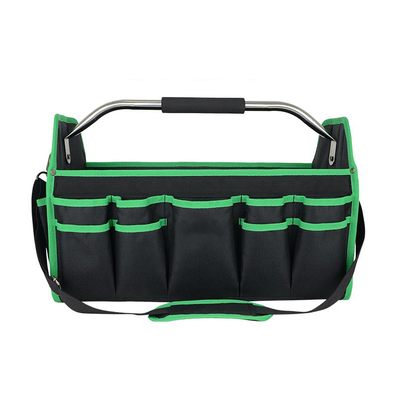 16.5in 19in Tool Bag, Electrician Tool Bag, Open Top Tool Bags, Many Pockets Can Hold Many Tools, More Convenient to Carry Tools (Tools not included, Bag only)