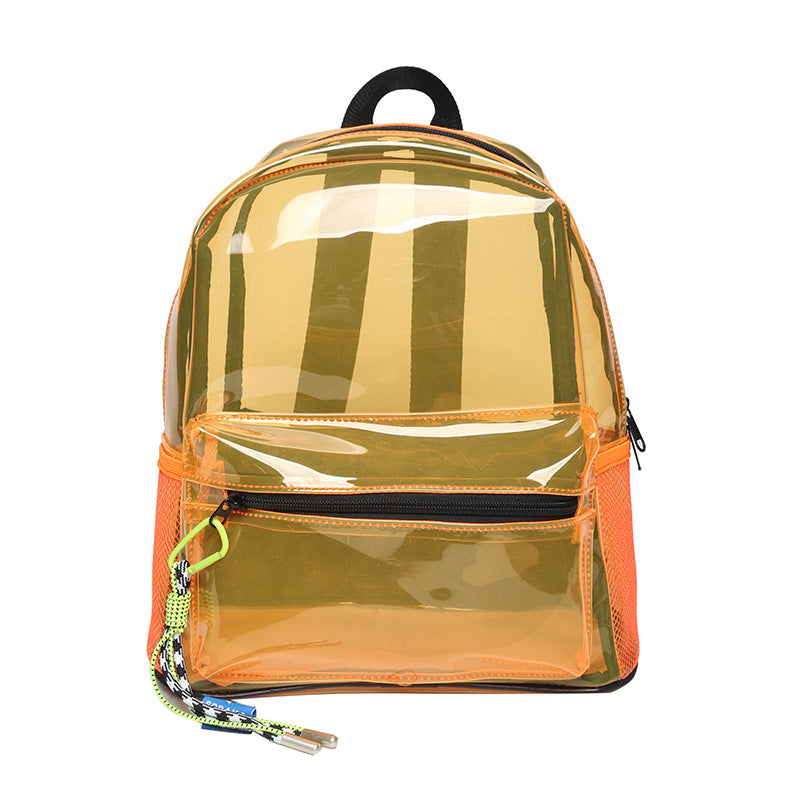 Classic Bookbag, School Bag, Travel Bag, PVC Bag See Through Bag