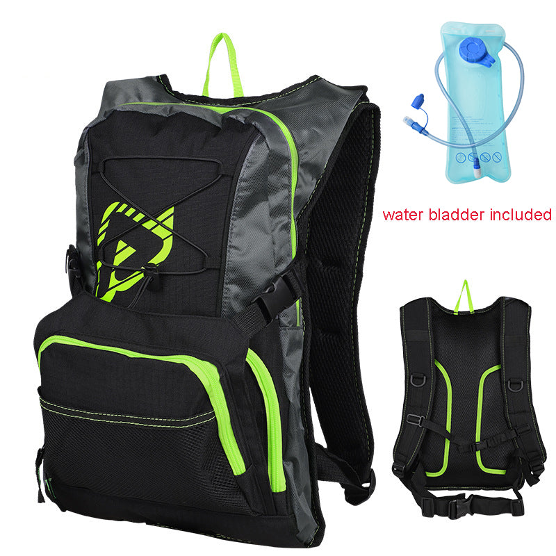 Lightweight durable motorcycle hydration pack for events, travelling