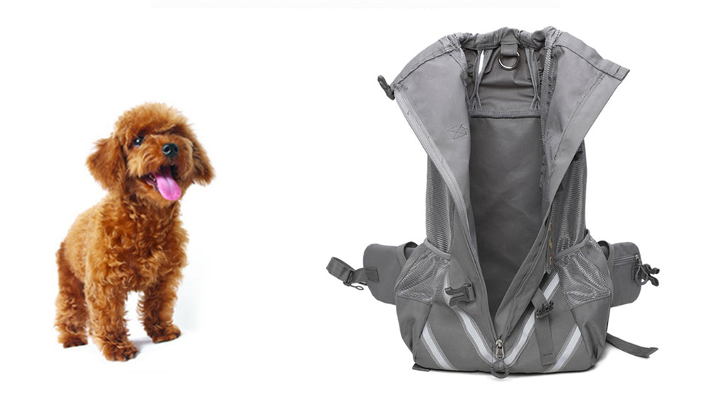 Pet Carrier, Dog Carrier, Foldable Waterproof 600D Oxford Cloth Backpack, Portable Bag for Dogs