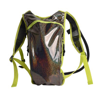 2 liter rave holographic hydration pack for hiking running biking festival party hydration backpack