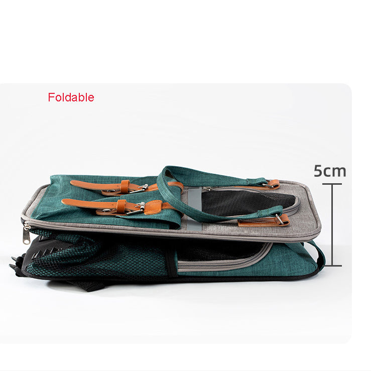 New Design Cat Carrier, Dog Carrier, Pet Carrier, Foldable Waterproof Oxford Cloth Backpack, Portable Bag Carrier for Camping, Hiking, Overnight Travel