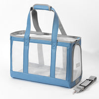 Transparent Cat Carrier, Dog Carrier, Pet Carrier, Portable Hand Bag Carrier for Small to Medium Cat and Small Dog