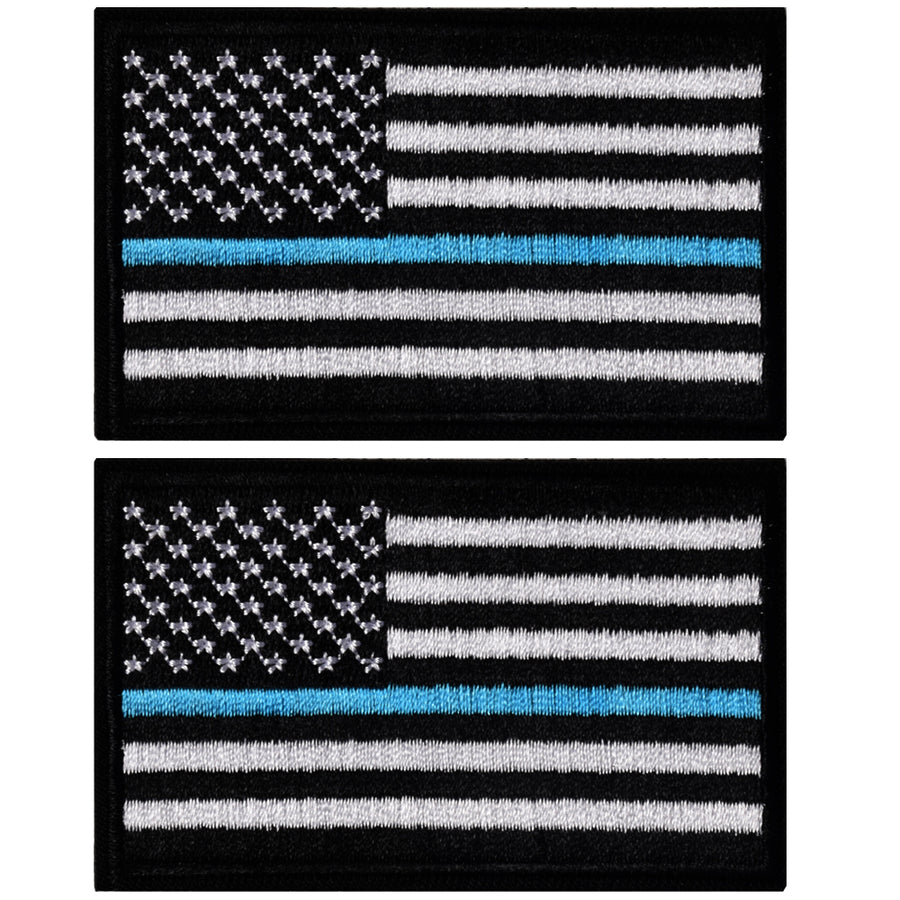 2 pieces-Tactical Police law enforcement Thin Blue Line United States –  DING YI