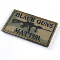 Black Guns Matter - 2x3 Decorative Morale Patch (Multicam with Spice), Green