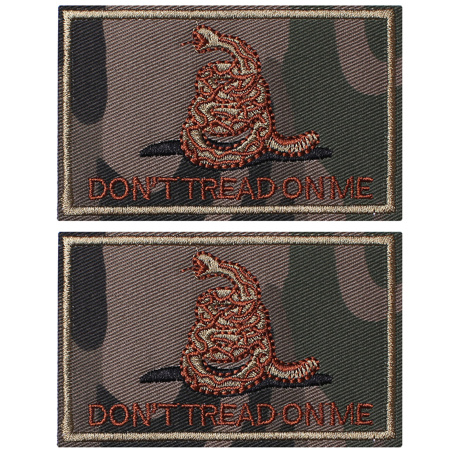 2 Pieces Don't Tread on Me Tactical Patch Military Morale Patch Ruins of the Green