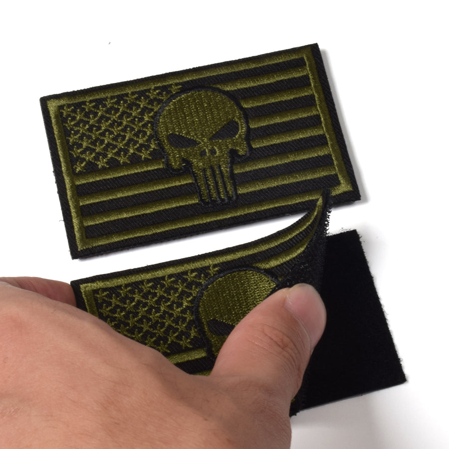 Punisher Morale Patch-Tactical Patch 3X2 Hook and Loop Made in USA