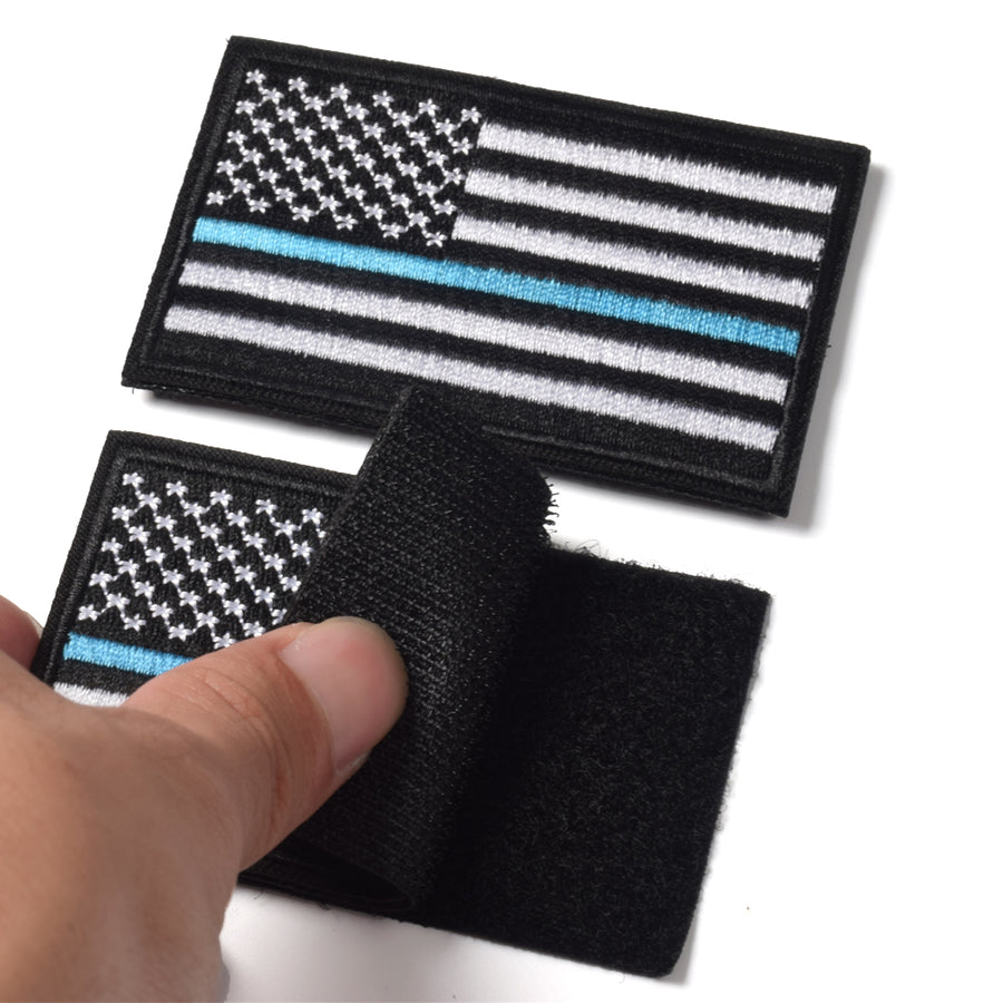 6 x 2 POLICE Thin Blue Line Name Tape – PatchPanel
